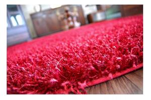 Luxusný kusový koberec Shaggy Lilou červený 160x230cm