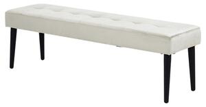 Jedálenská lavica Gwen (béžová, 140x45x38 cm)