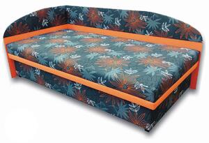 Jednolôžková posteľ (váľanda) 100 cm Suzanna (Oranžová x104 + Valeriana vol 830) (L). Vlastná spoľahlivá doprava až k Vám domov. 793150