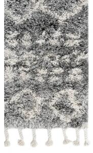 Kusový koberec shaggy Apache sivý 60x100cm