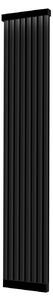Lamelový panel - garniža s LED osvetlením - 48,4 cm - Čierna Odtieň dosky: 0190 PE