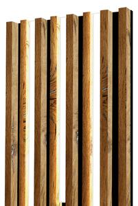 Lamelový panel s lineárnym osvetlením - 48,4 cm - Medové drevo Odtieň dosky: K3543 RT