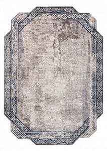 Kusový kobere Rám sivomodrý 160x220cm