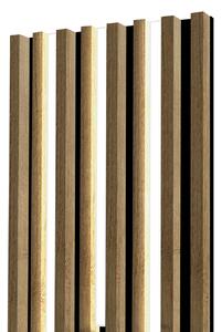 Lamelový panel s lineárnym osvetlením - 48,4 cm - Dub prírodný Riviera Odtieň dosky: 0190 PE