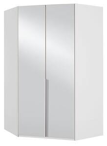 Skriňa Moritz - 120/208/120 cm (biela, zrkadlo)
