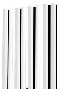 Lamelový panel s lineárnym osvetlením - 48,4 cm - Biela Capri Odtieň dosky: K3543 RT