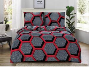 Mikroplyšové posteľné obliečky s geometrickými vzormi Rozmer: 200x220 + 2x 70x80