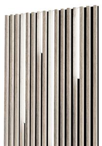 Lamelový panel s lineárnym osvetlením - 100,4 cm - Dub prírodný Jaseň Odtieň dosky: K365 HP