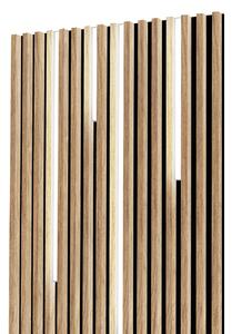 Lamelový panel s lineárnym osvetlením - 100,4 cm - Dub prírodný Fornitury Odtieň dosky: 0190 PE