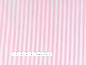 Biante Bavlnená obliečka na vankúš s lemom Sandra SA-255 Ružovo-biele pásiky 30 x 50 cm