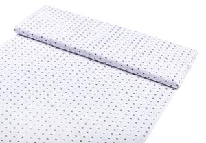 Biante Detské bavlnené posteľné obliečky do postieľky Sandra SA-265 Tmavo sivé srdiečka na bielom Do postieľky 90x130 a 40x60 cm