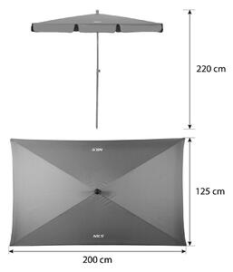 NC7826 SLNEČNÍK 200 x 125 cm NILS CAMP