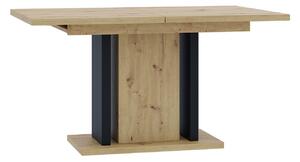 Rozkladací jedálenský stôl Giminto, Farby: artisan / čierna Mirjan24 5903211197390