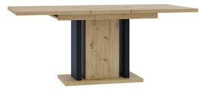 Rozkladací jedálenský stôl Giminto, Farby: artisan / čierna Mirjan24 5903211197390