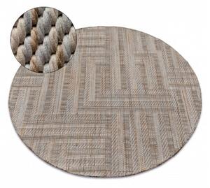 Kusový koberec Abel béžový kruh 100cm