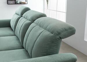 Rohová sedačka Merlande ľavý roh zelená
