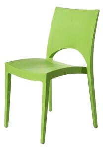 Jedálenská stolička PARIS zelená