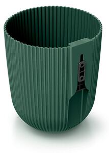 Prosperplast Nástěnný květináč MILLA WALL 14,6 cm tmavě zelený