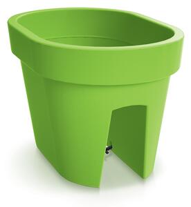 Prosperplast Kvetináč Lofly Railing zelený