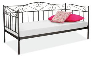 Jednolôžková posteľ BIRMA Farba: Čierna