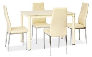 Jedálenský stôl GALANT | 110x70 cm Farba: Krémová
