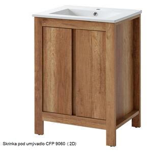 Kúpelňová zostava CLASSIC Oak Classic II: Skrinka pod umývadlo 820 / (ŠxVxH) 60 x 79 x 46 cm