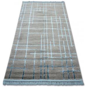 Luxusný kusový koberec akryl Strap sivý 80x300cm
