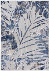 Kusový koberec Palmové lístia sivomodrý 120x170cm