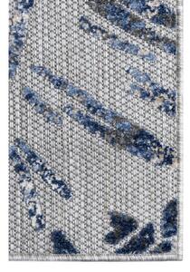 Kusový koberec Palmové lístia sivomodrý 80x150cm