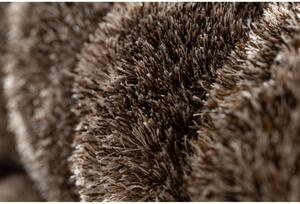 *Luxusný kusový koberec shaggy Monet hnedý 120x160cm