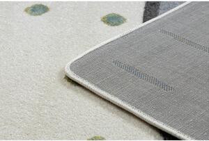 Detský kusový koberec Macko šedý 80x150cm