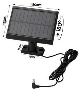 BERGE LED solárna lampa s pohybovým senzorom + diaľkový ovládač TANGA 30W