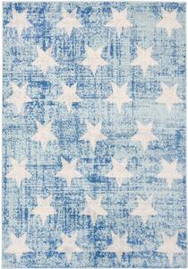 Detský kusový koberec Hviezdičky modrý 160x220cm
