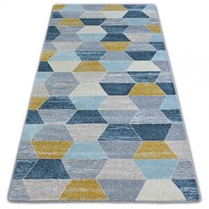 Kusový koberec Hexagon šedý 80x150cm
