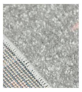 Detský kusový koberec Dáždniky šedý 133x190 133x190cm