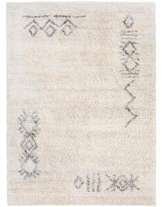 Kusový koberec shaggy Abrar krémový 80x150cm