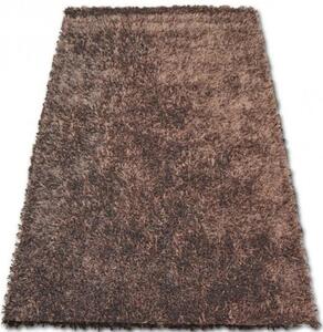 Luxusný kusový koberec Shaggy Lilou hnedý 130x190cm