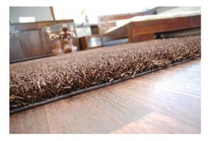 Luxusný kusový koberec Shaggy Lilou hnedý 130x190cm
