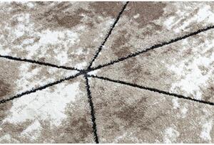 Kusový koberec Polygons hnedý 140x190cm