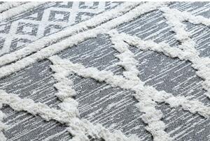Kusový koberec Claris sivý 194x290cm