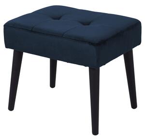 Jedálenská lavica Gwen (modrá, 50x45x38 cm)