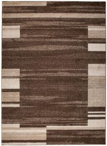 Kusový koberec Pruhy tmavo hnedý S 200x290cm