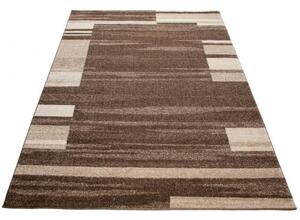 Kusový koberec Pruhy tmavo hnedý S 120x170cm