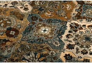 Vlnený kusový koberec Samari hnedobéžový 170x235cm