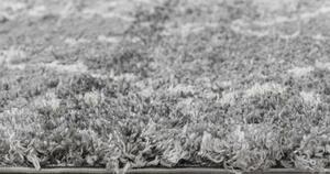 Kusový koberec shaggy Karo sivý 140x200cm