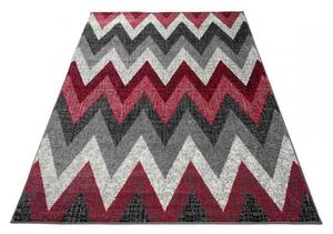Kusový koberec Sildo šedočervený 80x150cm