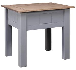 Nočný stolík, sivý 50,5x50,5x52,5 cm, borovica Panama Range