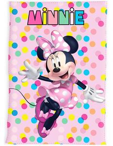 Detská flísová deka Minnie Mouse - Disney - 100 x 140 cm