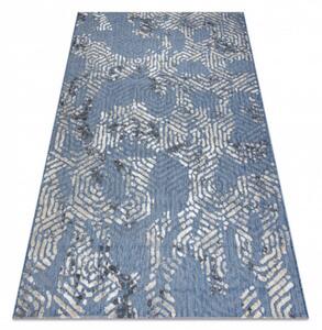 Kusový koberec Heksa modrý 80x150cm