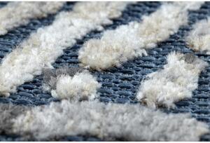 Kusový koberec Heksa modrý 200x290cm